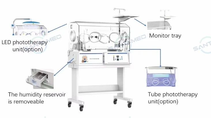 Neonatal Incubator with Warmer